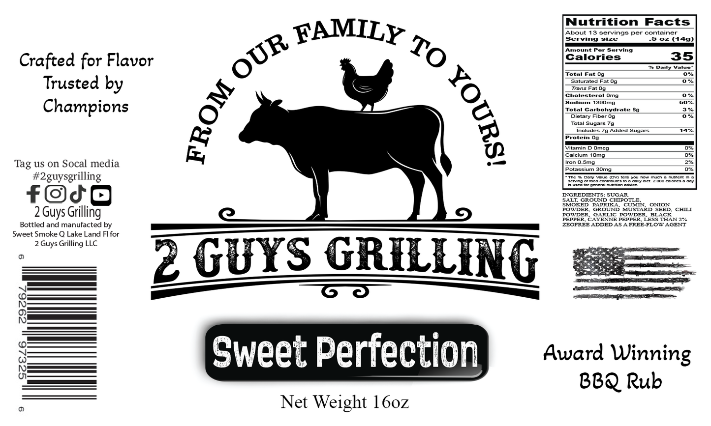 Sweet Perfection BBQ Rub – The Ultimate Balance of Flavor